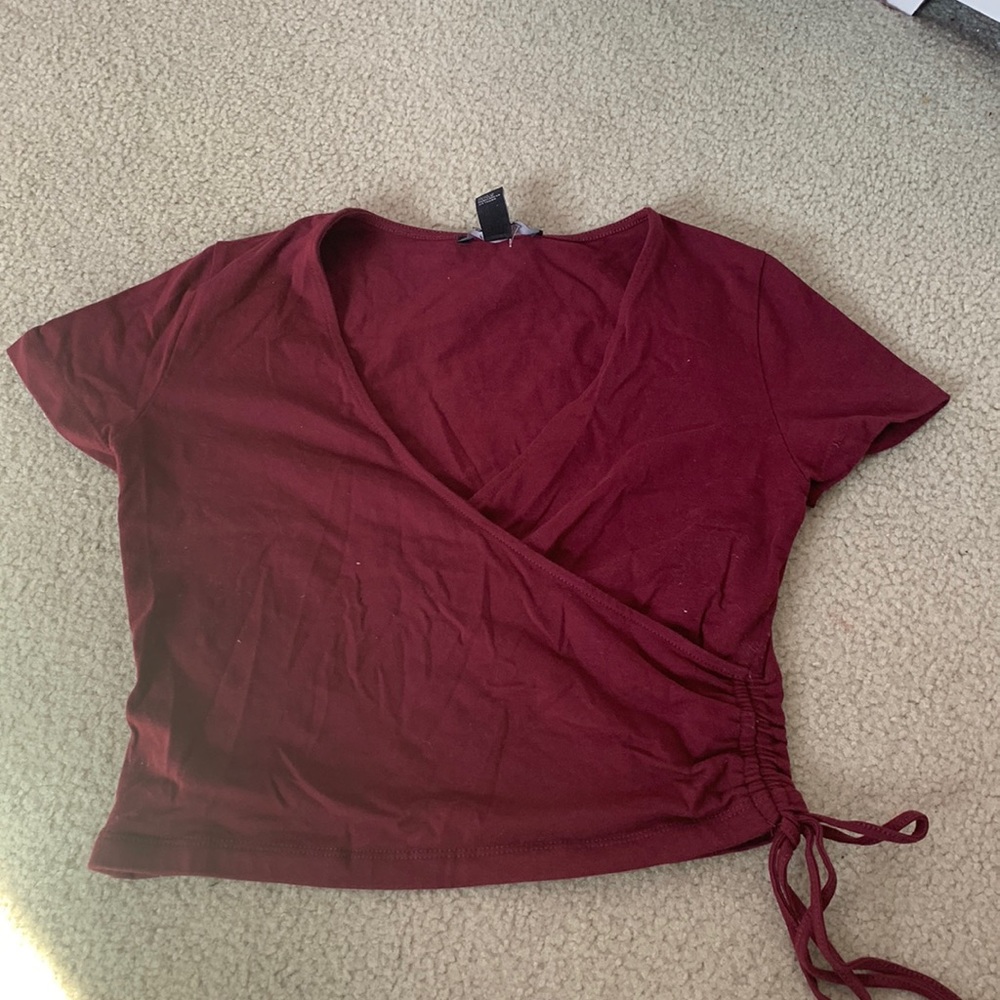 Forever 21 v-neck wrap top